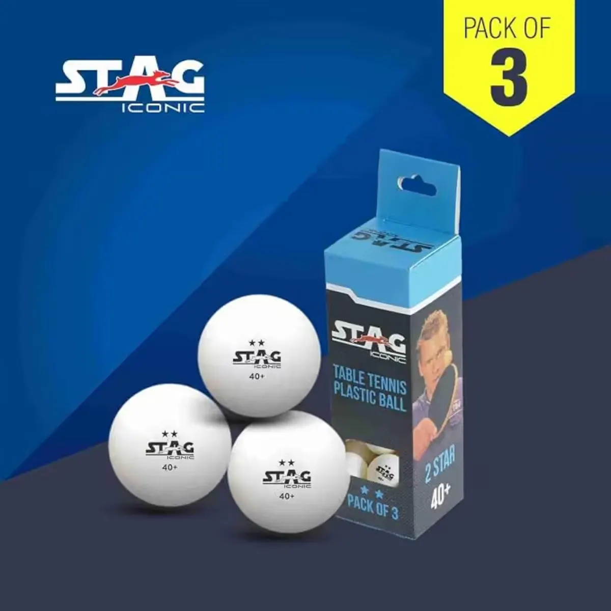 Stag 2 Star Table Tennis Ball