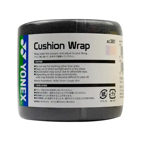 Yonex AC381YX Cushion Wrap Overgrip Black