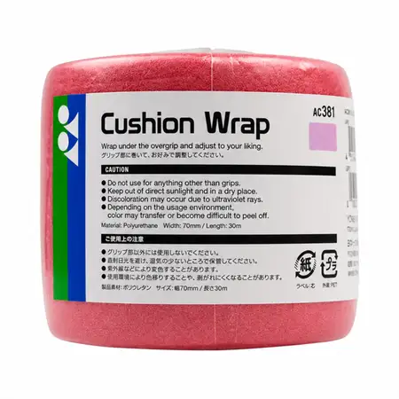 Yonex AC381YX Cushion Wrap Badminton Grip Red