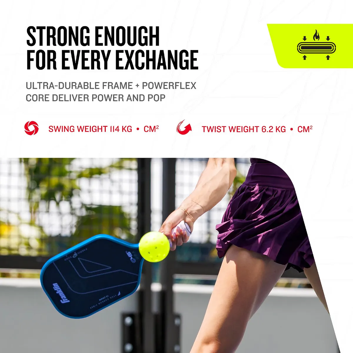 Franklin C45 Carbon Fibre Pickleball Paddle