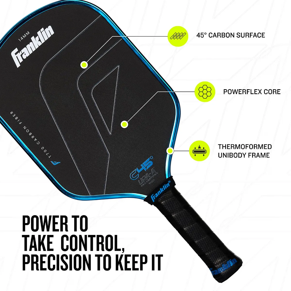 Franklin C45 Carbon Fibre Pickleball Paddle