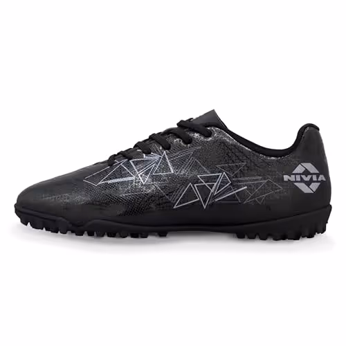 Nivia FB-1660 (Carbonite Turf 7.0) Football Stud Black Size 10