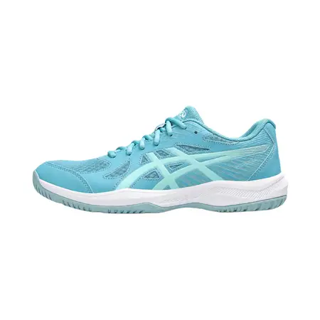 ASICS Upcourt 6 Indoor Badminton Shoes Teal/White Size 10