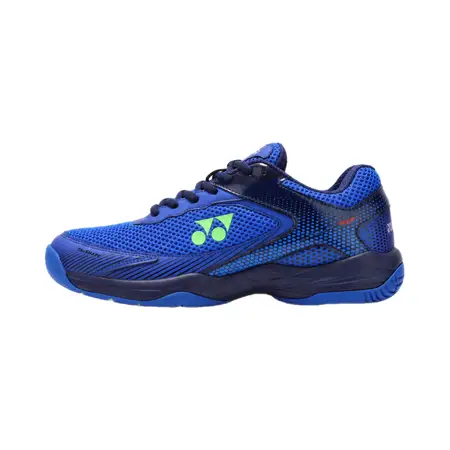 Yonex HY-Ultra-i Badminton Shoes TruCushion HexaGrip PU Leather Mesh Hyper Blue Lime UK 8