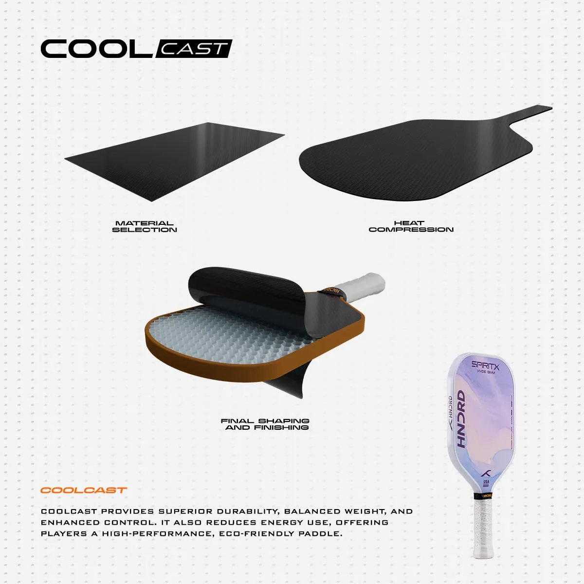 Hundred Spirit-X Wide Pickleball Paddle