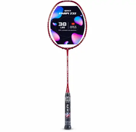 APACS Finapi 232 Badminton Racquet High Tension Red 4U G1