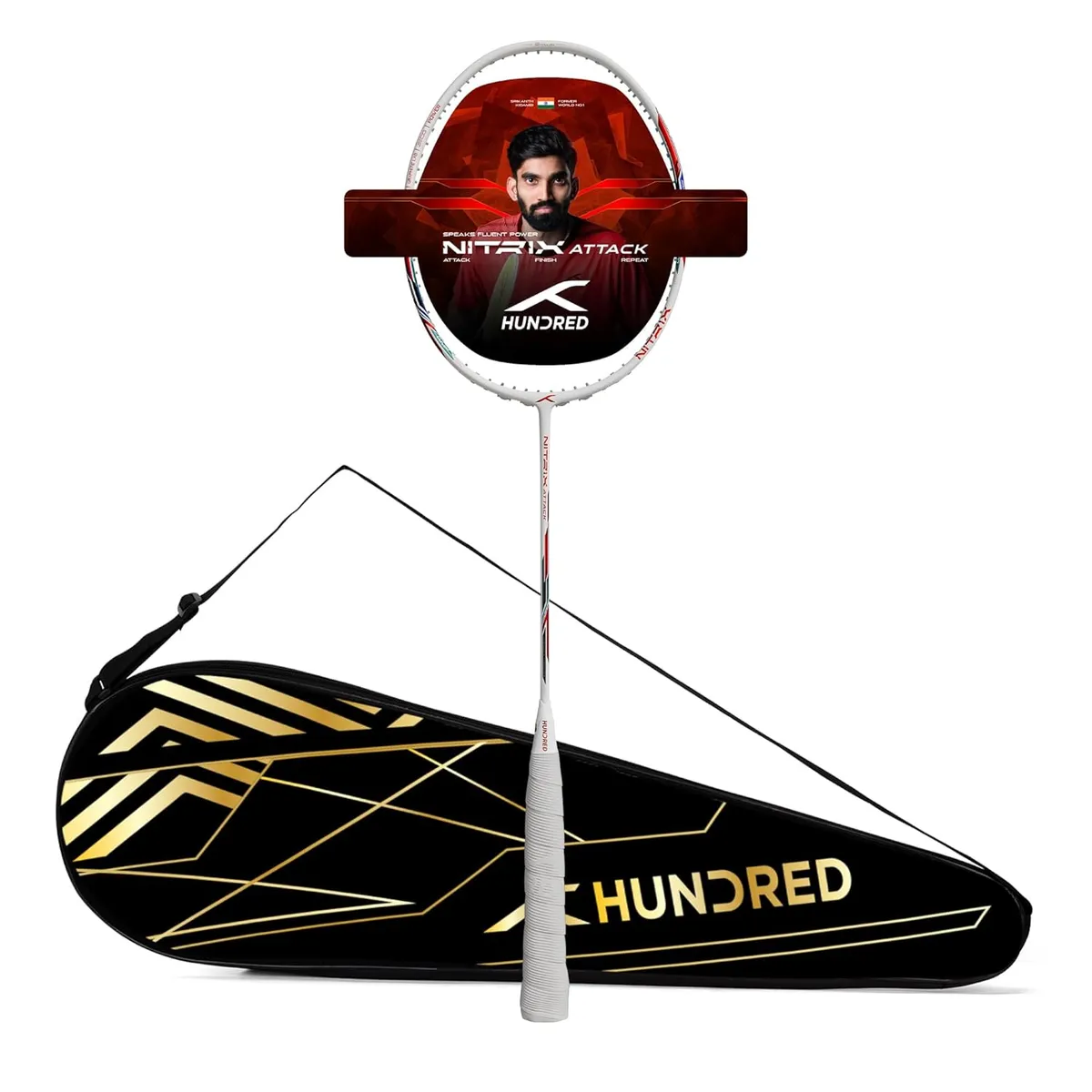 Hundred Nitrix Attack Badminton Racquet