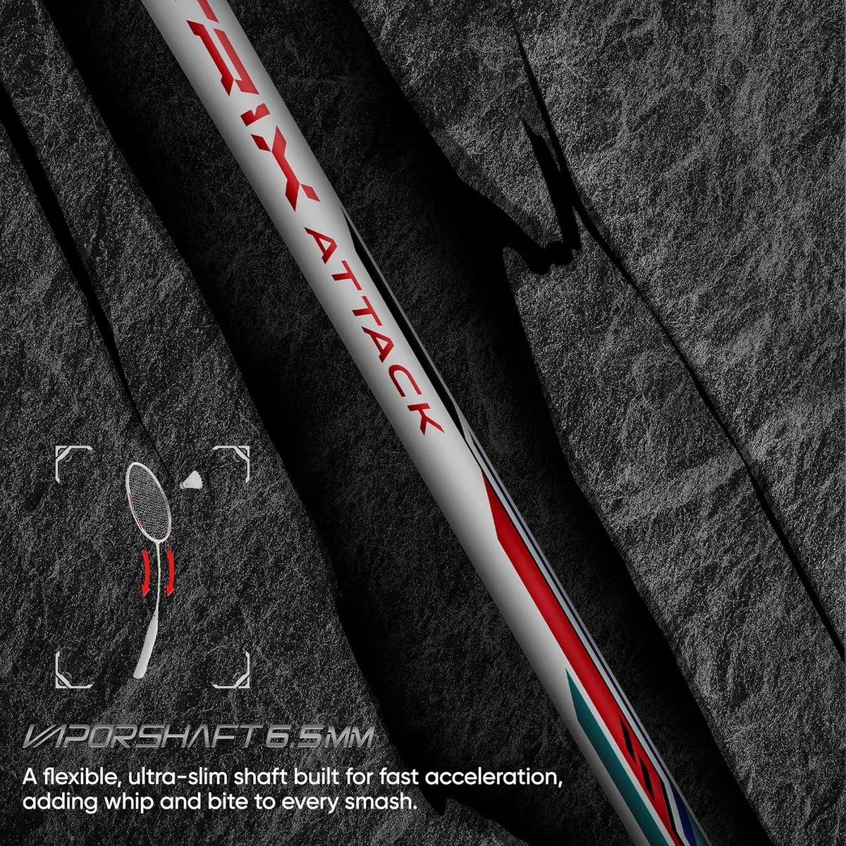 Hundred Nitrix Attack Badminton Racquet