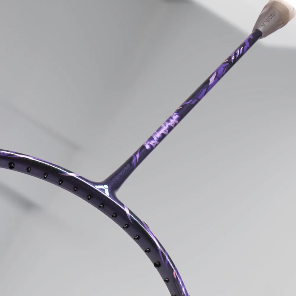 Victor TK-Ryuga II Badminton Racquet Head Heavy Purple Pink