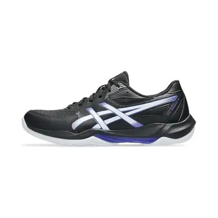 ASICS Gel Rocket 12 Badminton Shoes Black/Cobalt Burst UK 8