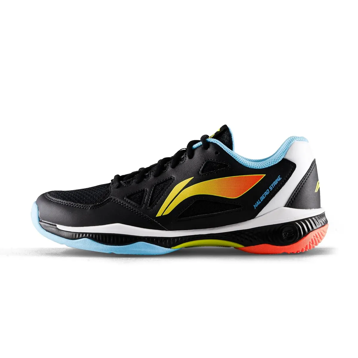 Li-Ning Halberd Strike Badminton Shoes LN Cloud ProbarLoc Non-Marking Black/Standard White UK 10