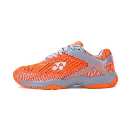 Yonex HY-Ultra-i Badminton Shoes TruCushion HexaGrip PU Leather Mesh Sunset Grey UK 7