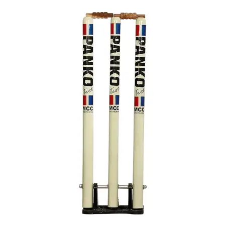 Pankaj Cricket Stumps Set (3 Stumps + 2 Bails)
