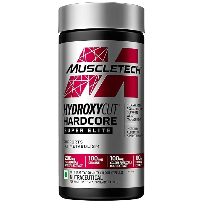 MuscleTech Hydroxycut Hardcore Super Elite Thermogenic Fat Burner