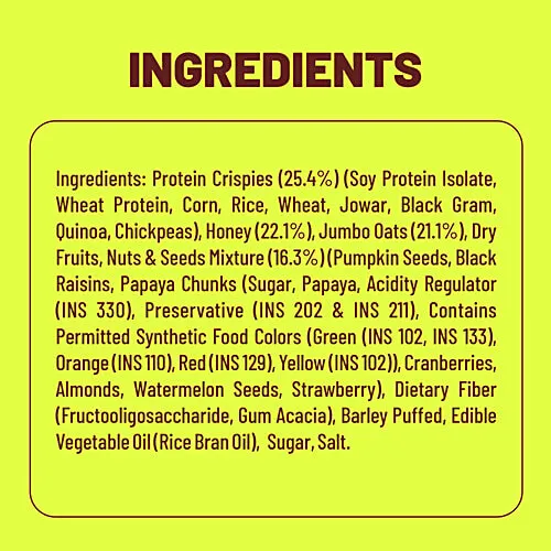 RiteBite Max Protein Granola Fruits Nuts