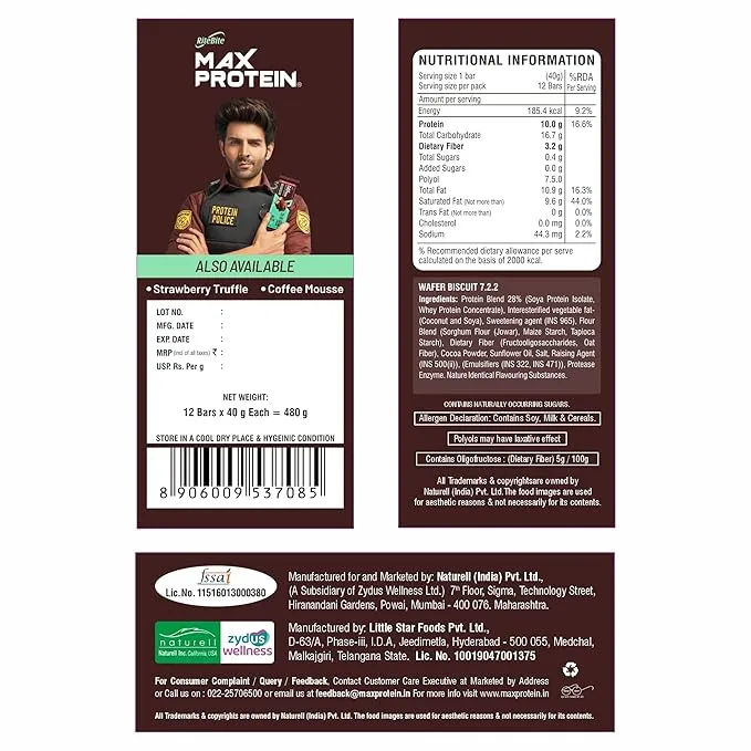 RiteBite Max Protein Millet Wafer Bar
