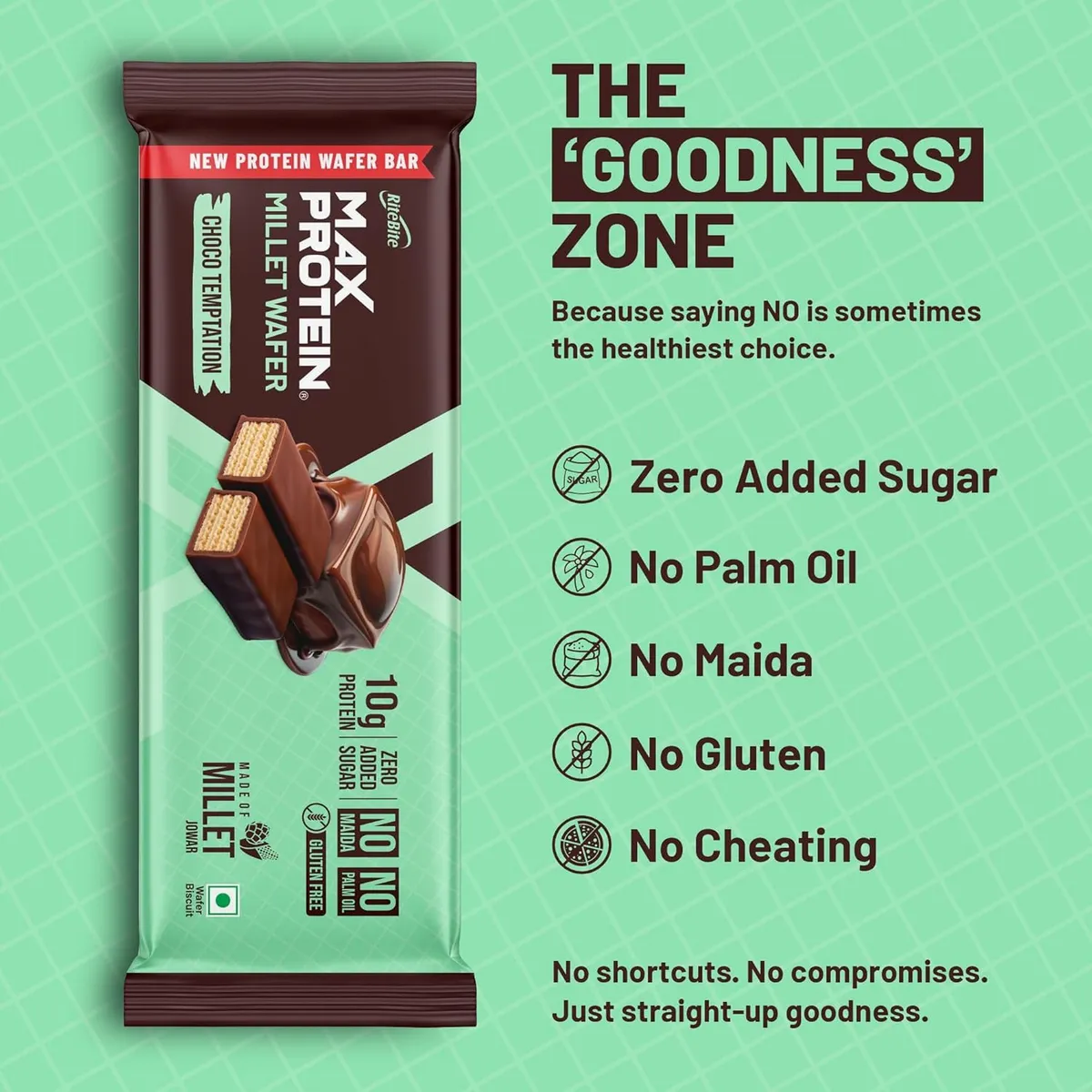 RiteBite Max Protein Millet Wafer Bar