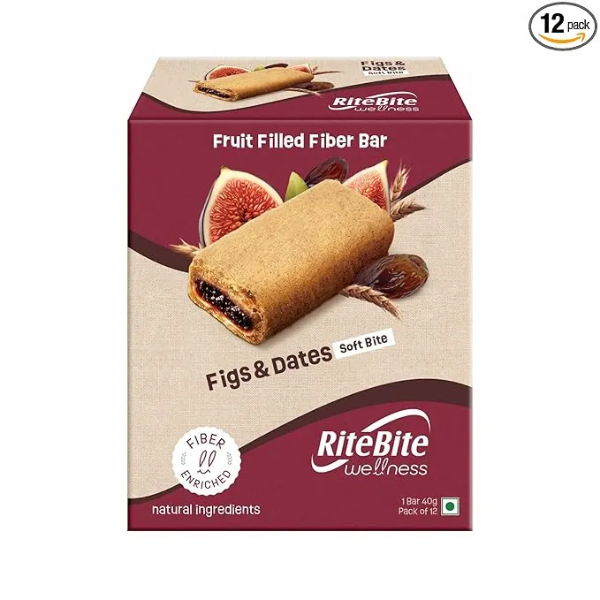 RiteBite Wellness Figs & Dates Fibre Bar