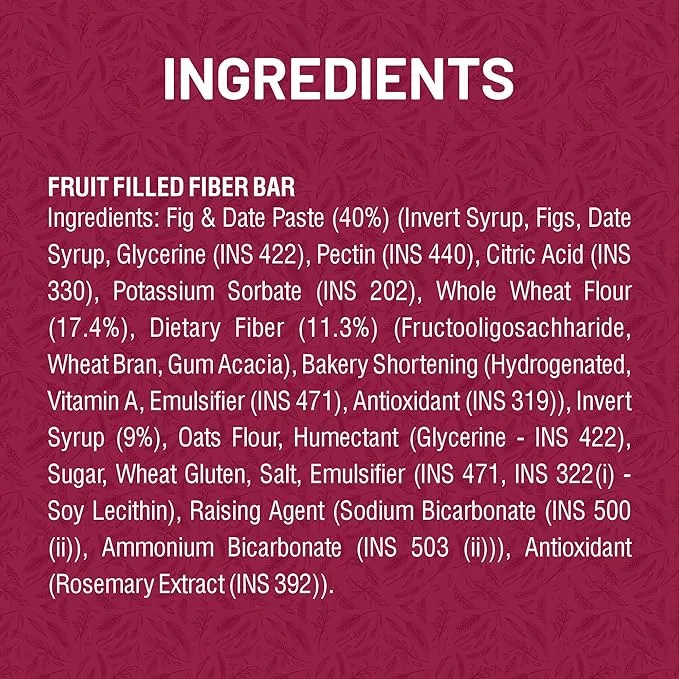 RiteBite Wellness Figs & Dates Fibre Bar