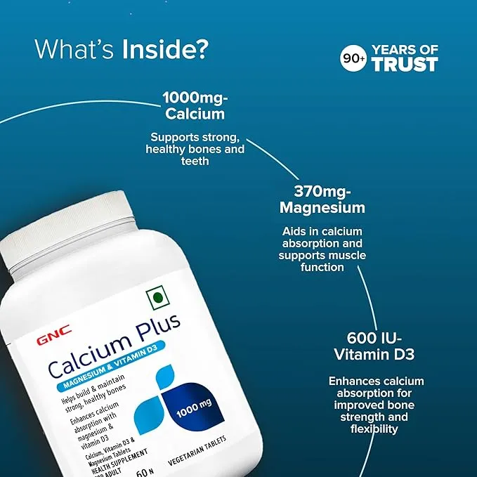 GNC Calcium Plus with Magnesium and Vitamin D3