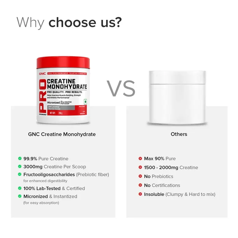 GNC Pro Performance Creatine Monohydrate 3000mg