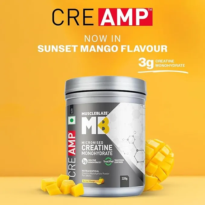 MuscleBlaze CreAMP Micronised Creatine Monohydrate
