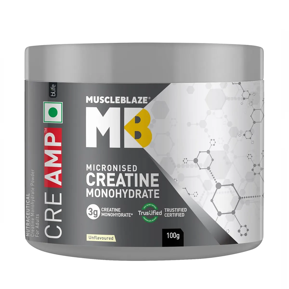 MuscleBlaze CreAMP Micronised Creatine Monohydrate