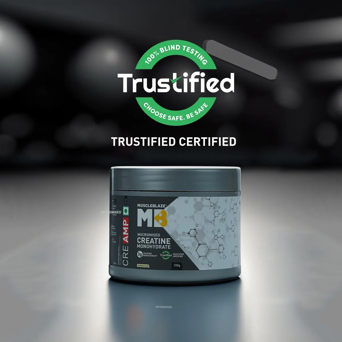 MuscleBlaze CreAMP Micronised Creatine Monohydrate