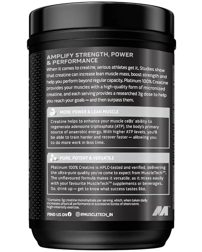 MuscleTech Platinum 100% Creatine