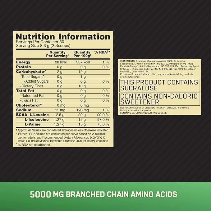 Optimum Nutrition (ON) BCAA 5000
