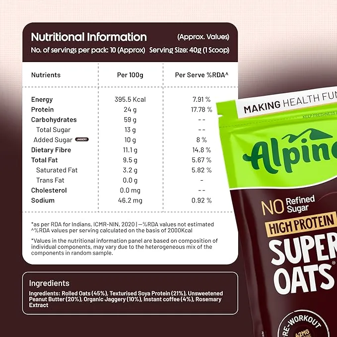 Alpino High Protein Super Oats