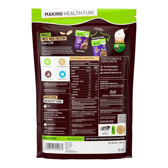 Alpino High Protein Super Oats