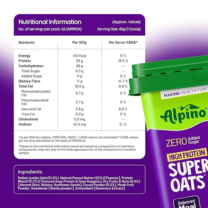 Alpino High Protein Super Oats