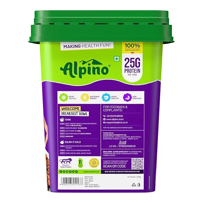 Alpino High Protein Super Oats