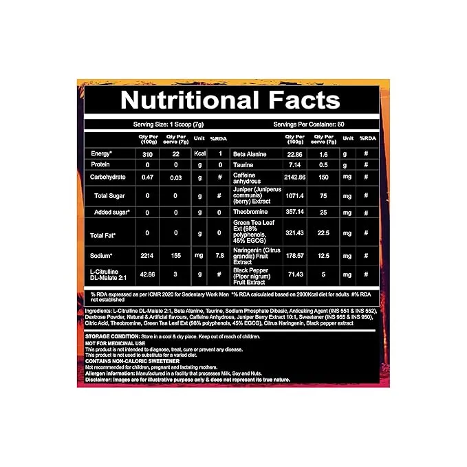 Redcon1 Total War Pre-Workout