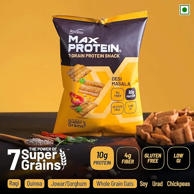 RiteBite Max Protein Namkeen Chips