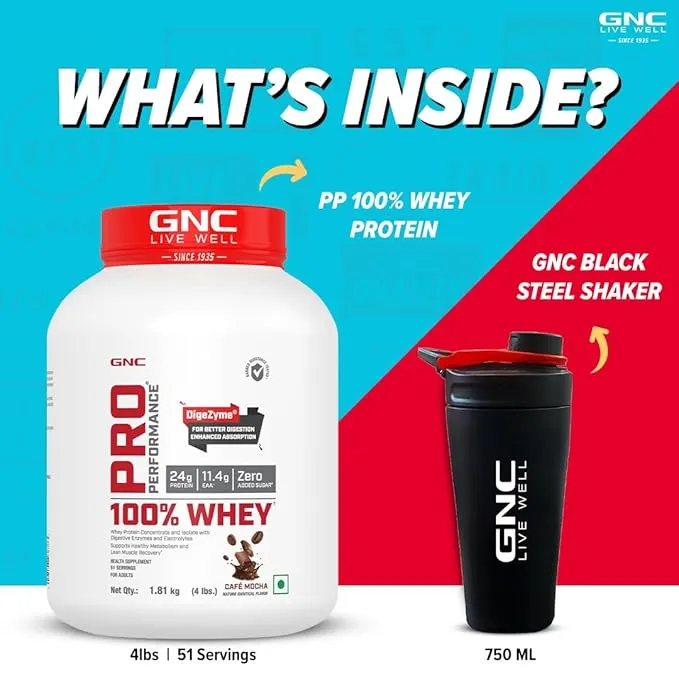 GNC Pro Performance 100% Whey Protein