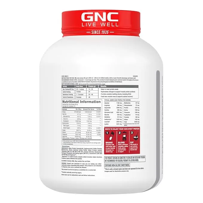 GNC Pro Performance 100% Whey Protein
