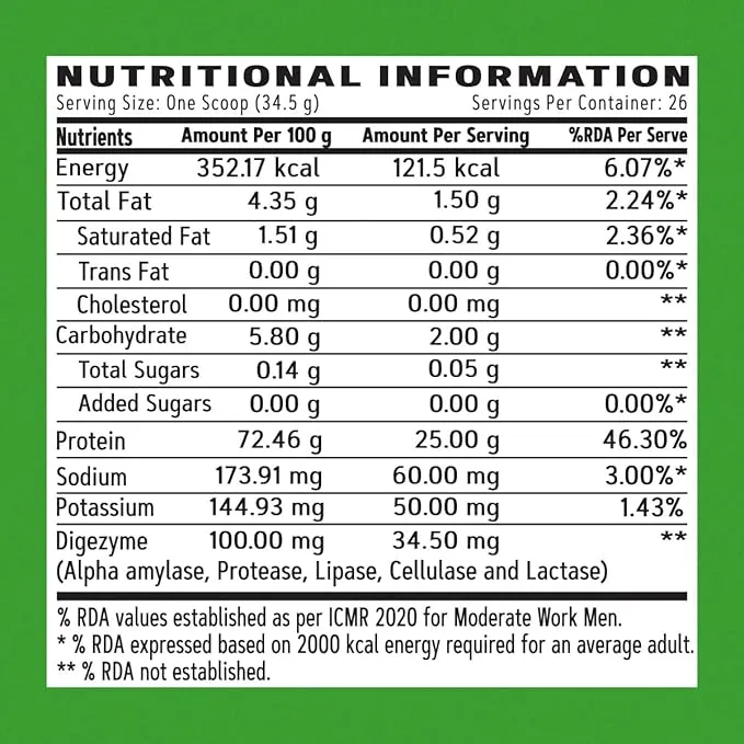 GNC AMP Plant Isolate Protein
