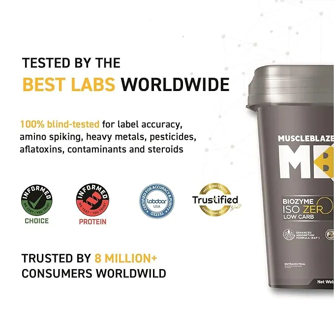 MuscleBlaze Biozyme Iso Zero