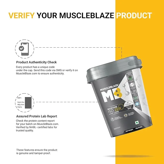 MuscleBlaze Biozyme Iso Zero