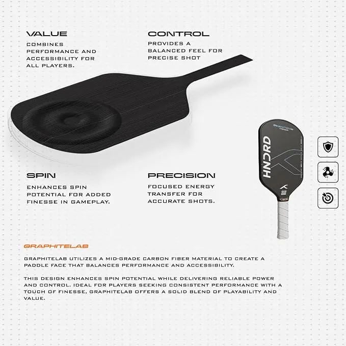 Hundred Phantom 60 Wide Pickleball Paddle