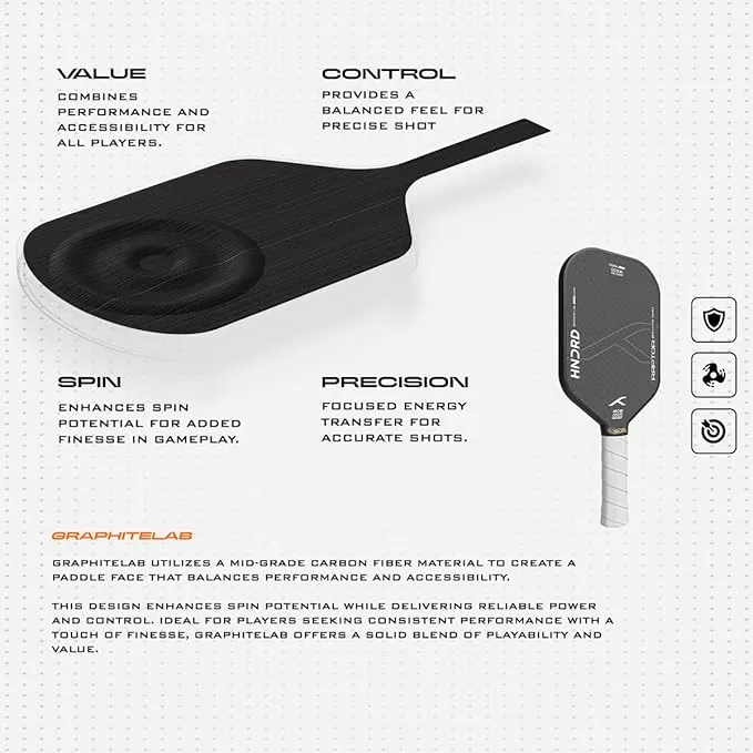 Hundred Raptor 20 Wide Pickleball Paddle (Power)