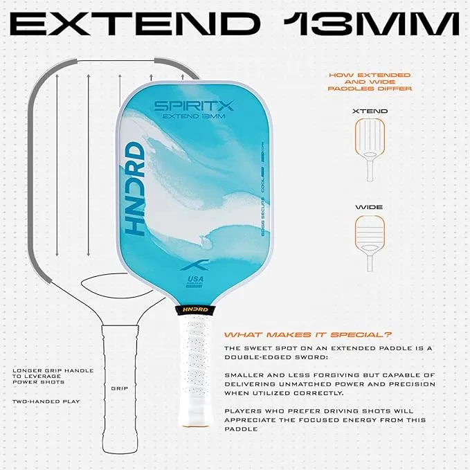 Hundred Spirit-X Extend Pickleball Paddle
