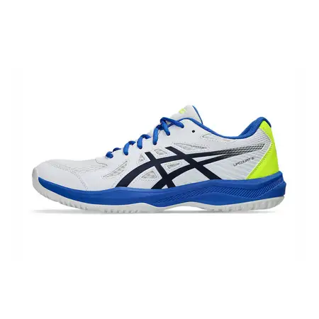 ASICS Upcourt 6 Indoor Badminton Shoes White/Midnight Size 8