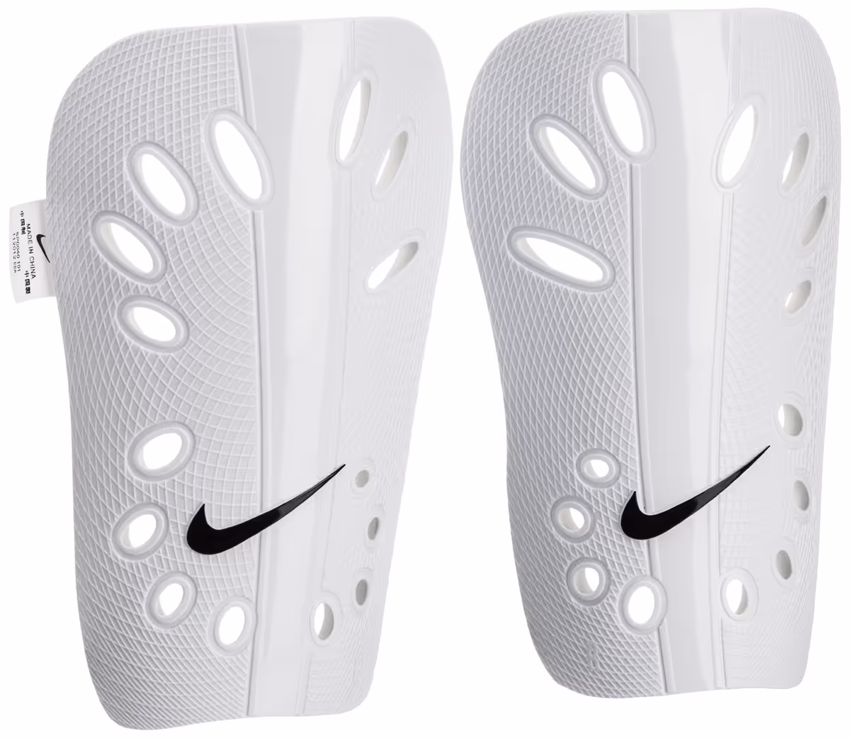 Nike J Adult Soccer Shin Guards White/Black Size S