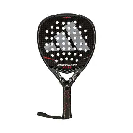 Adidas Metalbone Carbon Padel Racket Carbon 6K Face Black Red