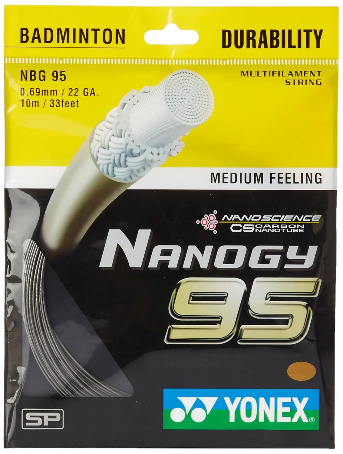Yonex Nanogy 95 Badminton String Carbon Nanotube Graphite