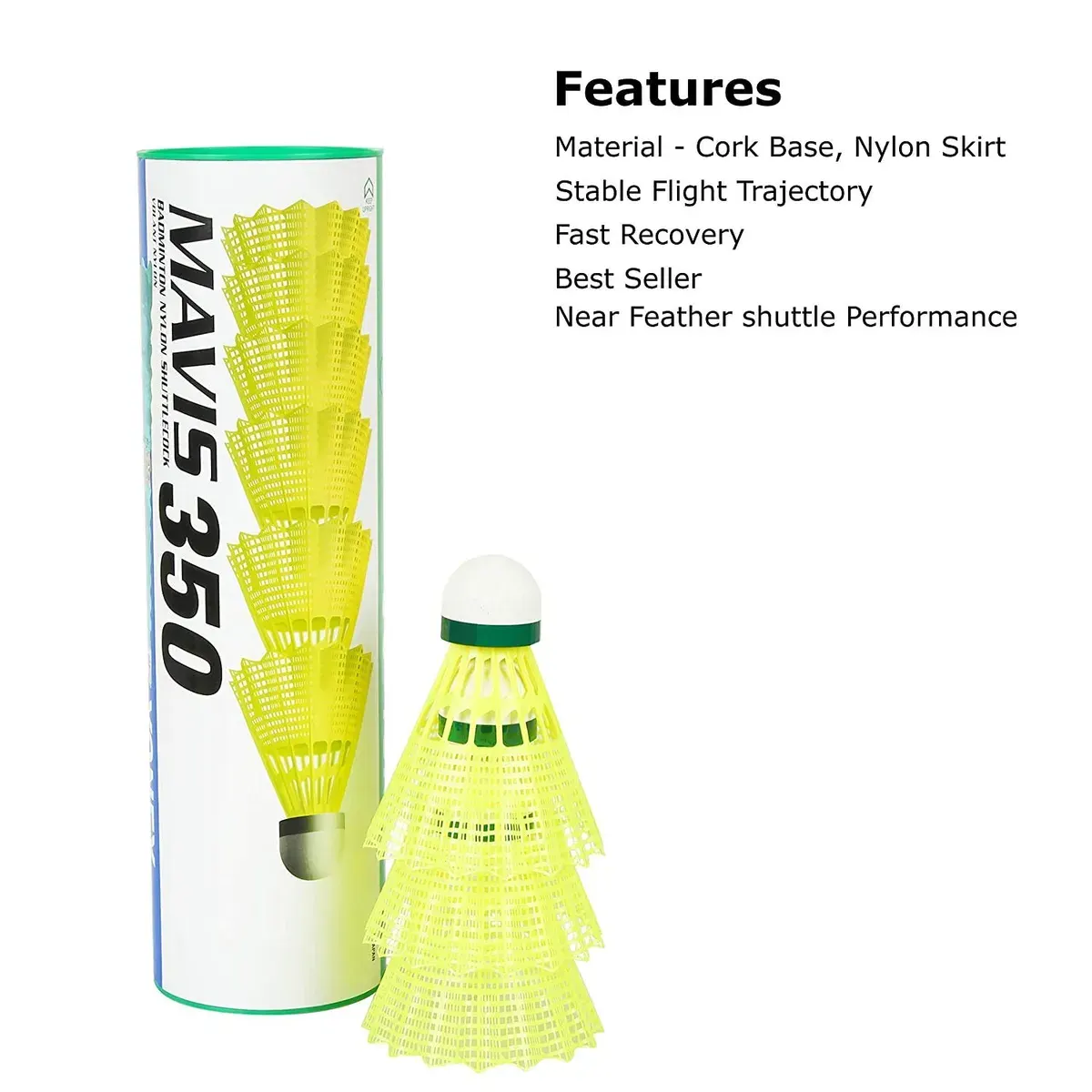 Yonex Mavis 350 Nylon Badminton Shuttlecock