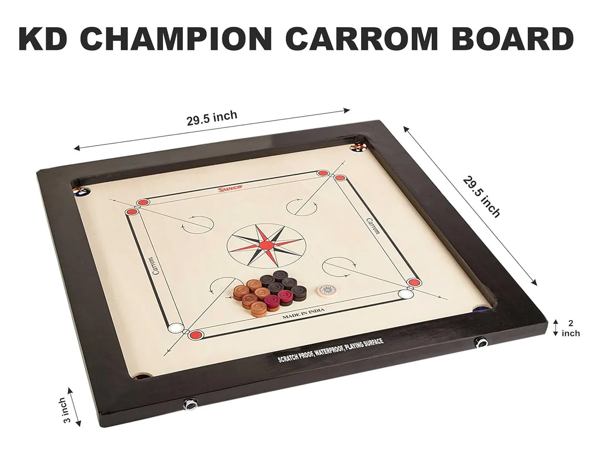 Precise Champion Elegant Carrom Board